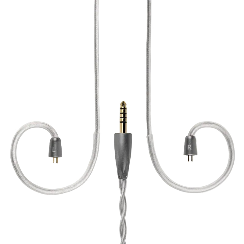 Meze Audio Astru wired in-ear headphones with black cables and sleek earbud design for high-quality audio.