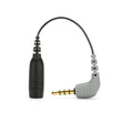 Rode SC4 cable adapter with 3.5mm TRS to dual 3.5mm TRS splitter for audio connections, shown front view.