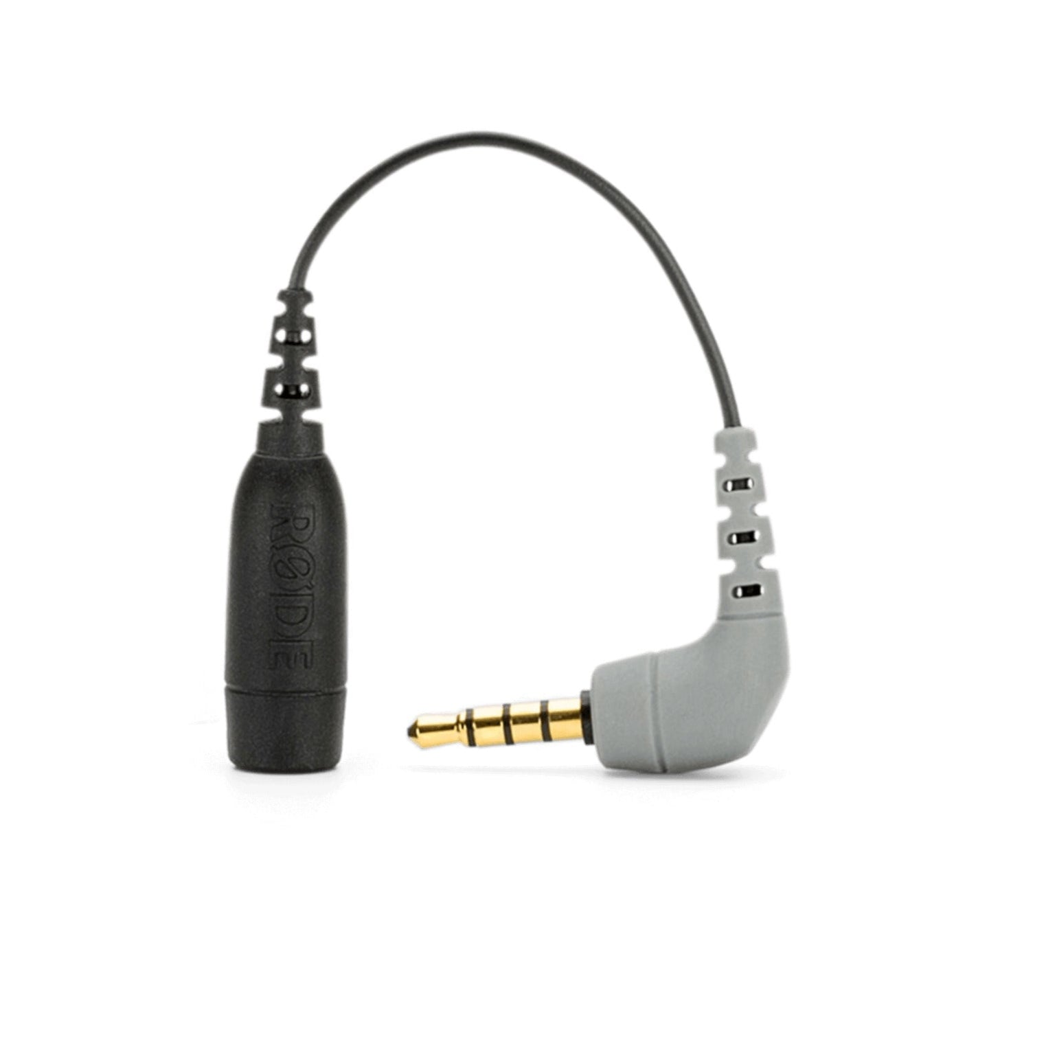 Rode SC4 cable adapter with 3.5mm TRS to dual 3.5mm TRS splitter for audio connections, shown front view.