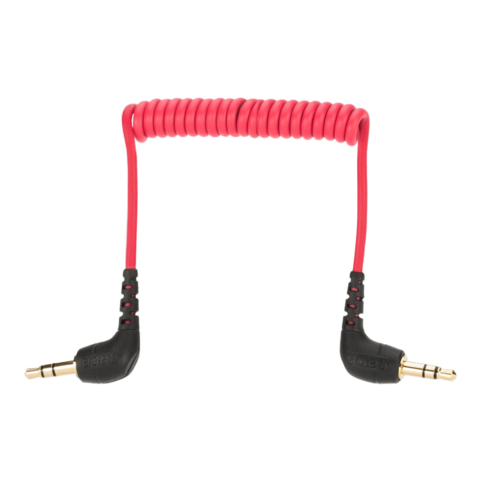 Rode SC2 TRS to TRS cable for audio equipment, shown with cable connectors and Rode branding on packaging.