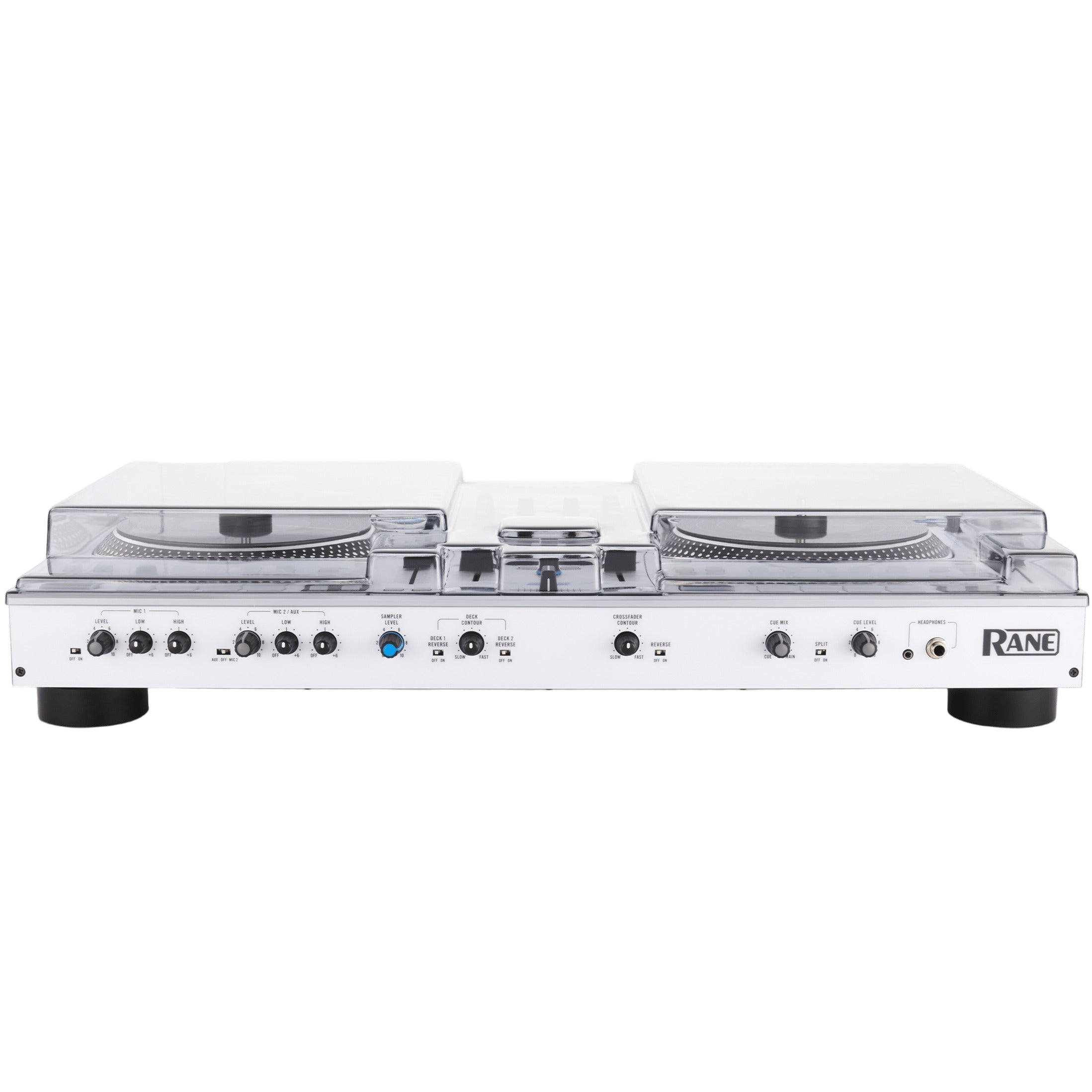 Decksaver Rane One MKII DJ cover protecting the Rane One MKII controller, lightweight, durable plastic, front view.