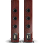 DALI Rubikore 8 passive floorstanding speaker with sleek black finish and modern design, showcasing its front view and speaker grille.