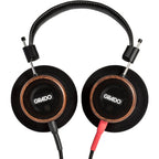 Wired Grado Signature S550 headphones with open-back design, featuring sleek black ear cups and adjustable headband.