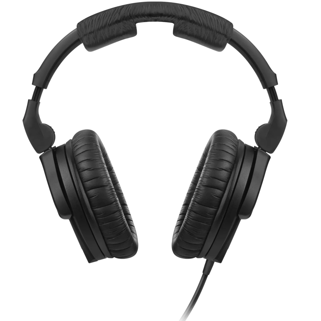Sennheiser HD 280 Pro studio headphones with padded ear cups and adjustable headband, designed for professional audio monitoring.
