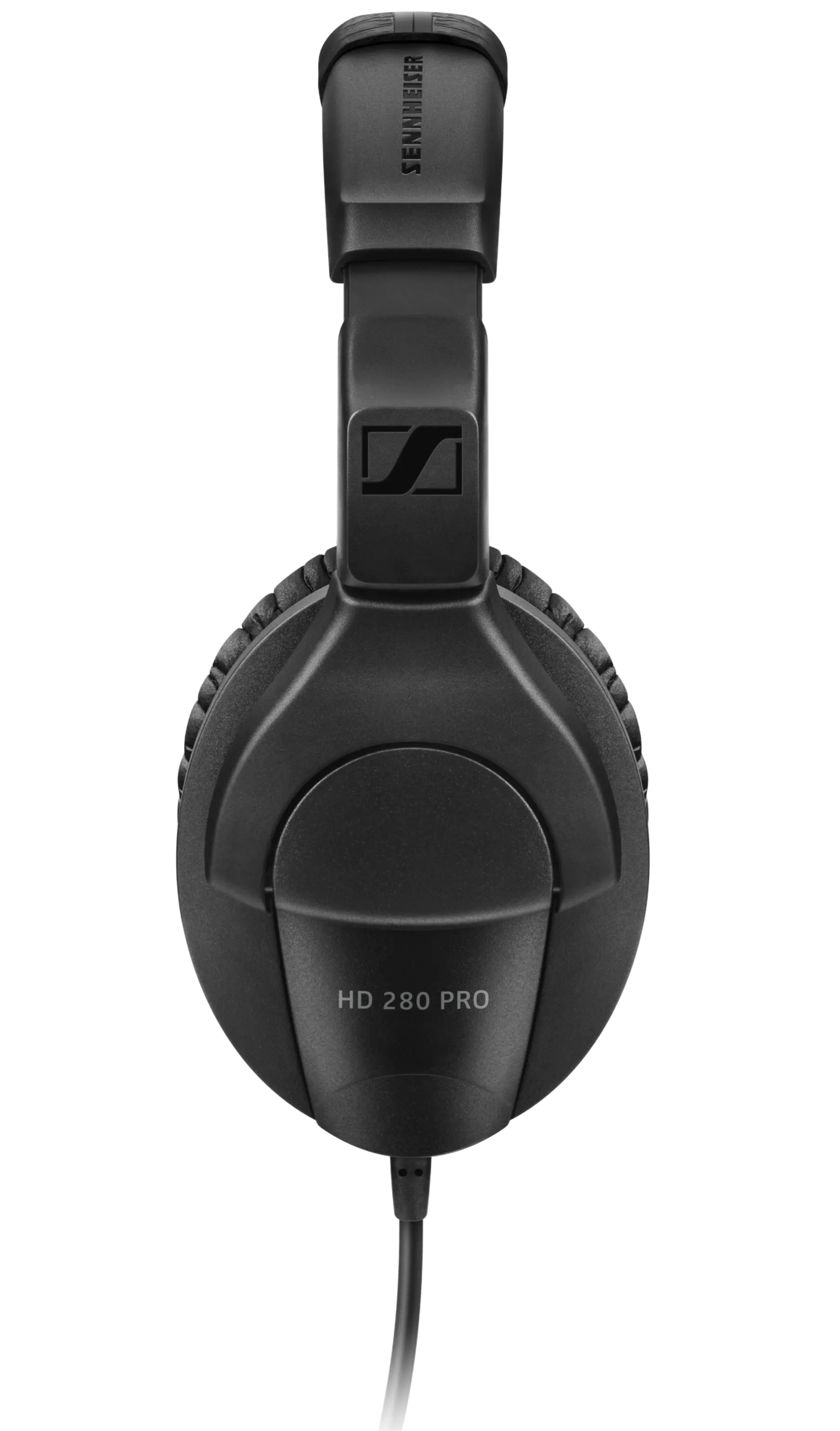 Sennheiser HD 280 Pro studio headphones with over-ear design, black color, and padded ear cups for professional audio monitoring.