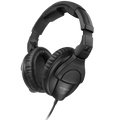 Sennheiser HD 280 Pro studio headphones with large over-ear design and adjustable headband, black color, and padded ear cups.