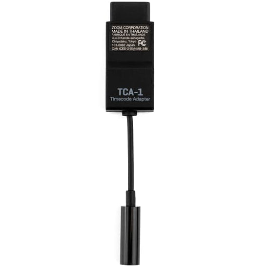 Zoom TCA-1 TC-5 recorder accessory cable with connectors, designed for portable audio recording devices.