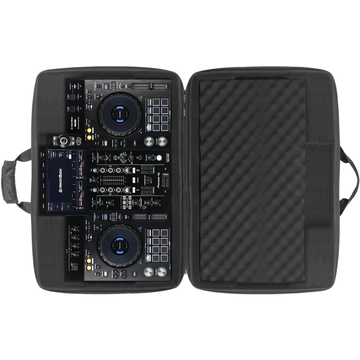 UDG Creator Pioneer XDJ-RX3 hardcase in black, durable DJ case with padded interior for XDJ-RX3 DJ controller protection.