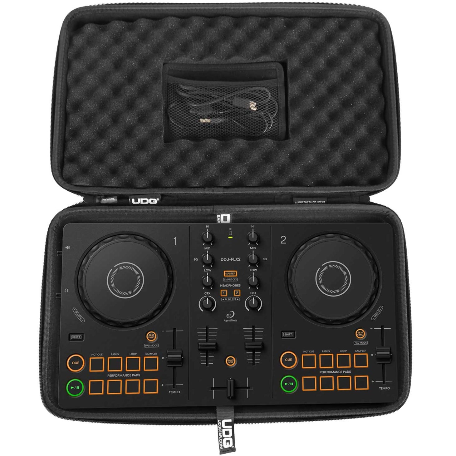 UDG Creator AlphaTheta DDJ-FLX2 Hardcase Black (U8331BL)