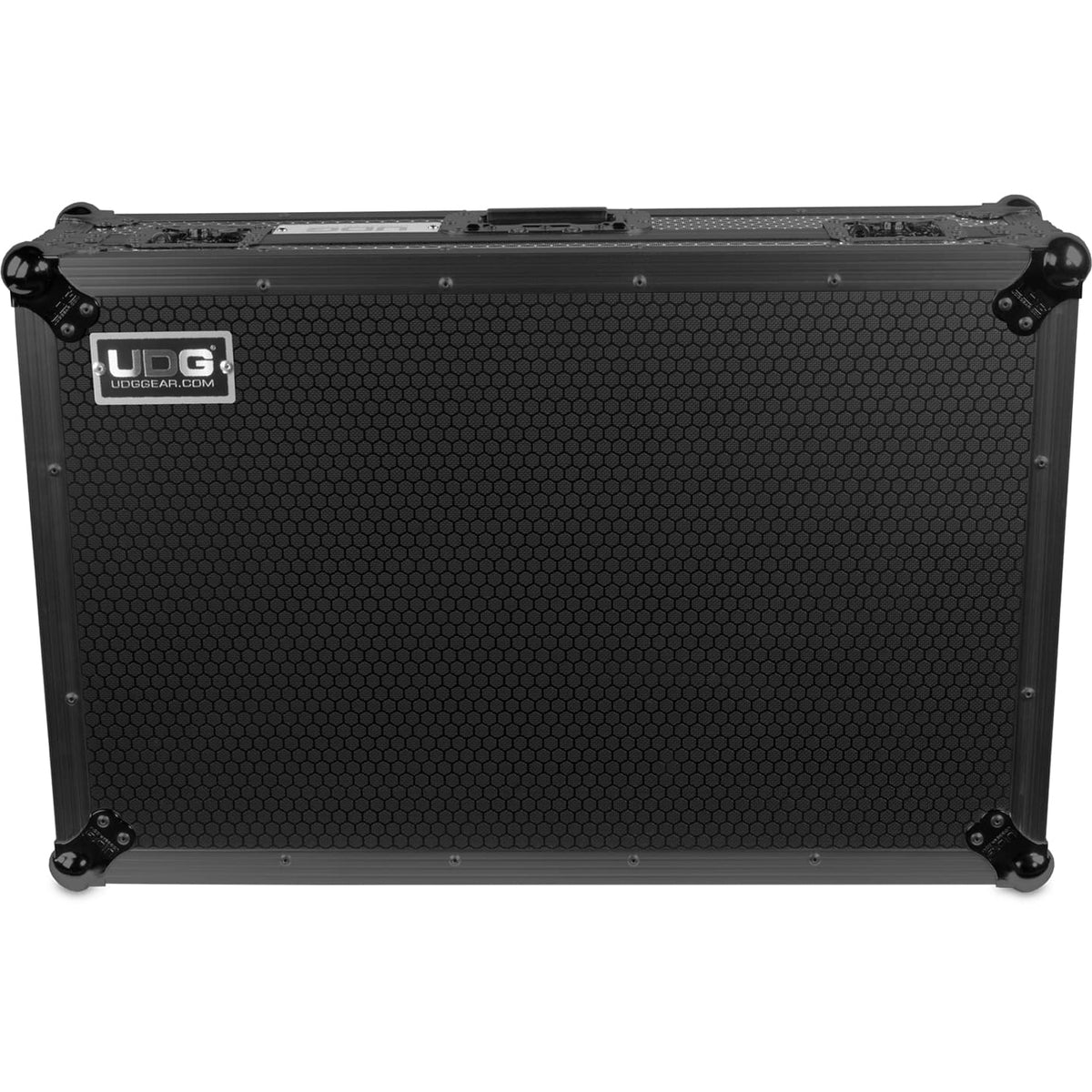 UDG Ultimate Flight Case for Pioneer DDJ-FLX10 DJ controller in black, durable protective case with secure latches and padded interior.