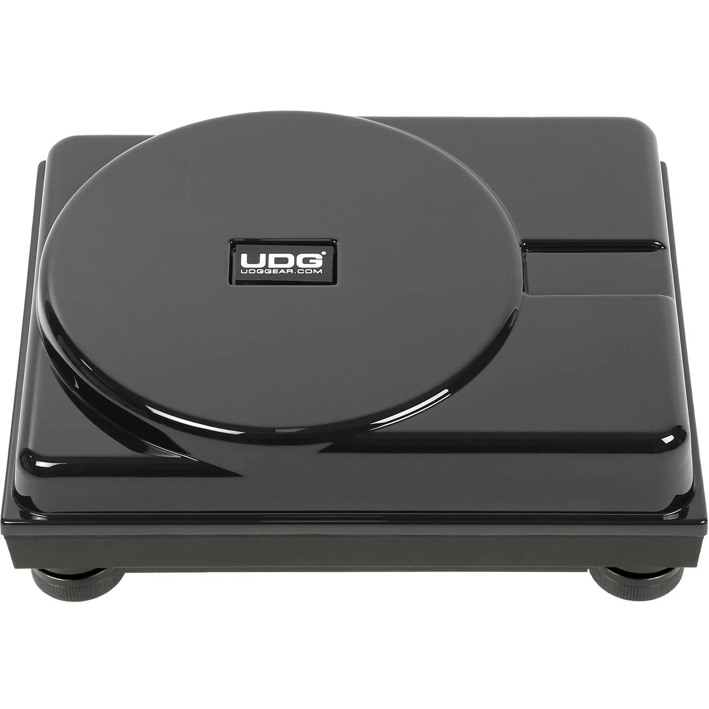 UDG Ultimate Turntable DJ cover for SL-1200 and PLX-CRSS12 turntables, black protective equipment cover with zipper.