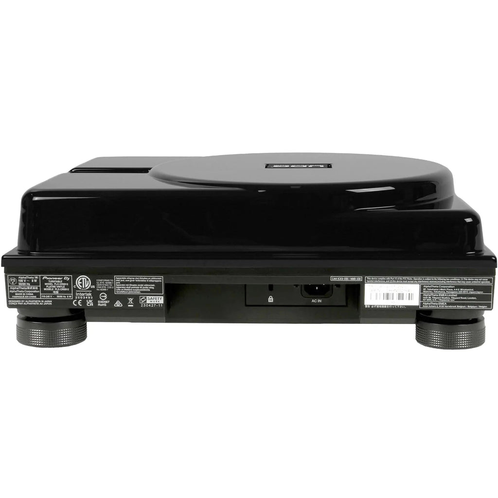 UDG Ultimate turntable DJ cover for SL-1200 and CRSS12 models, black protective equipment cover with snug fit.