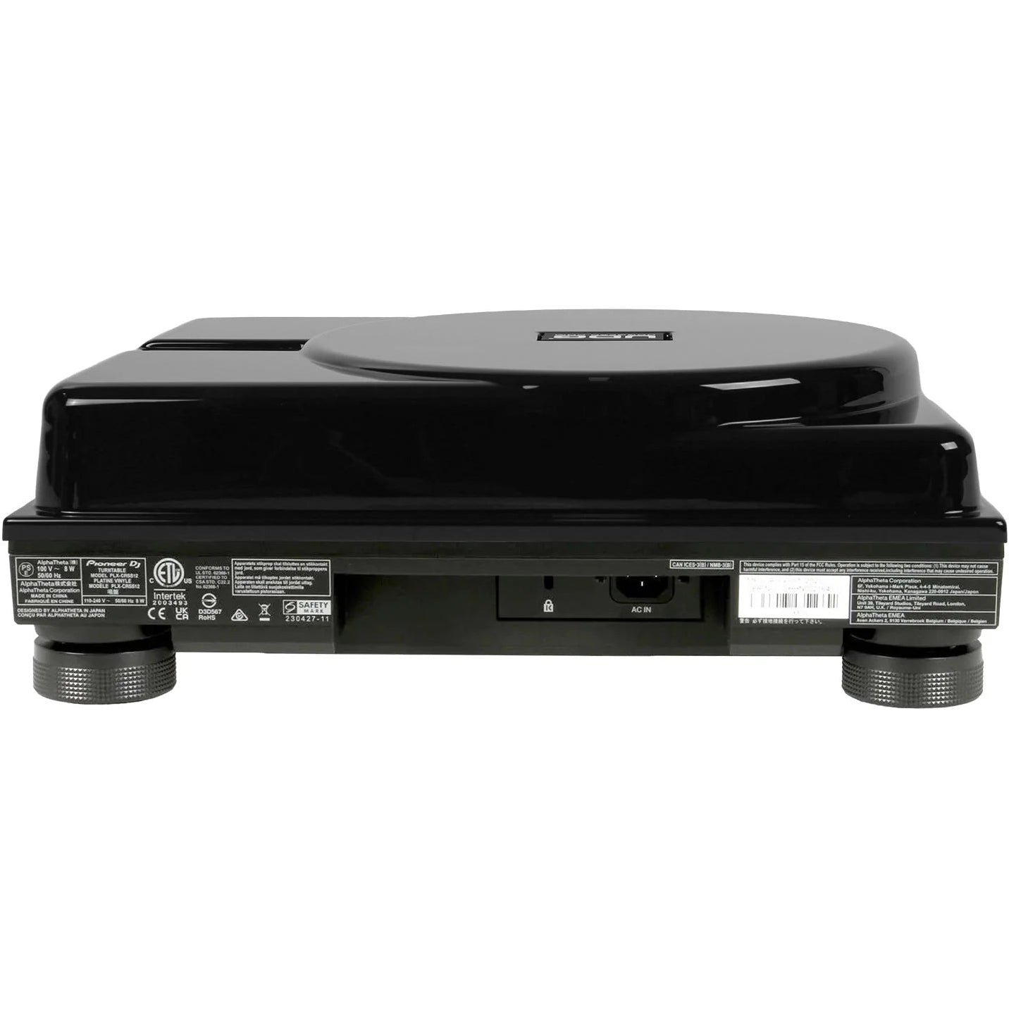 UDG Ultimate turntable DJ cover for SL-1200 and CRSS12 models, black protective equipment cover with snug fit.