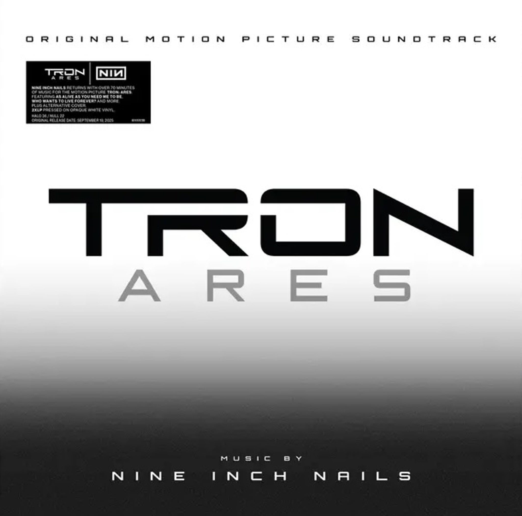 Nine Inch Nails - TRON: Ares (White) Vinyl 2LP