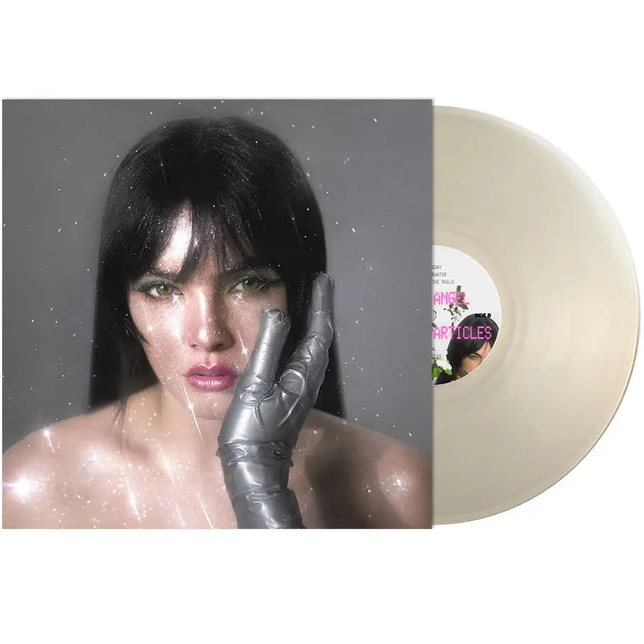 Benee's "Ur an Angel I’m Just Particles" vinyl LP in Angel White, featuring album cover art with abstract angel imagery.