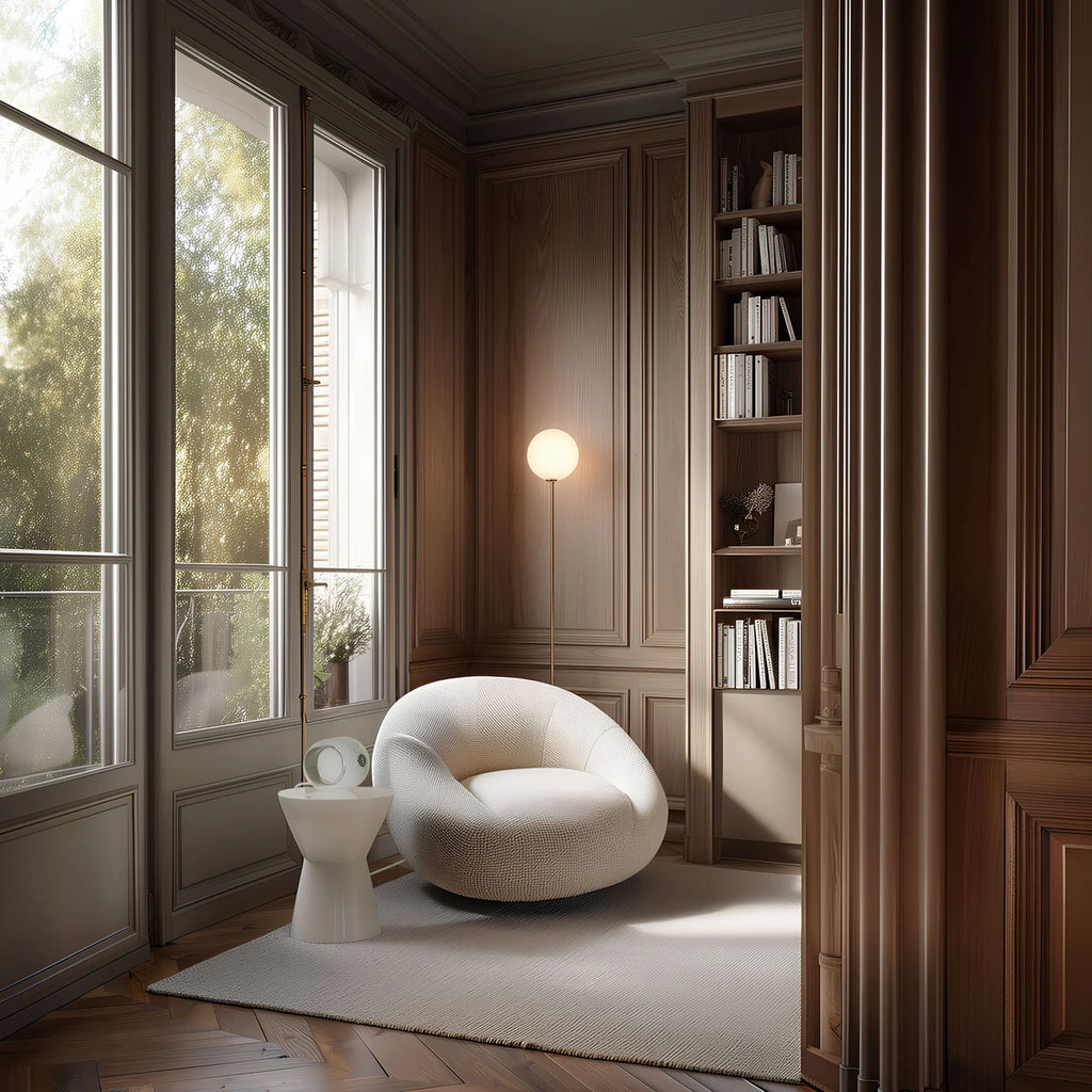 Devialet Phantom Ultimate wireless speaker with sleek black design and compact shape, showcasing its premium audio equipment.