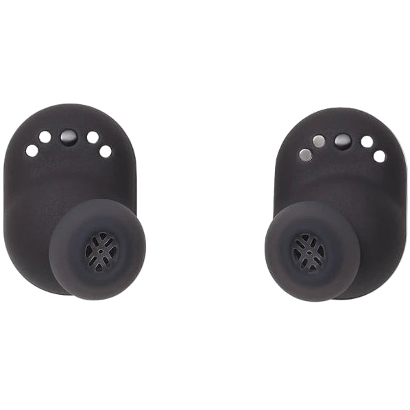 Devialet Gemini II wireless in-ear headphones in sleek black with compact design and in-ear fit.