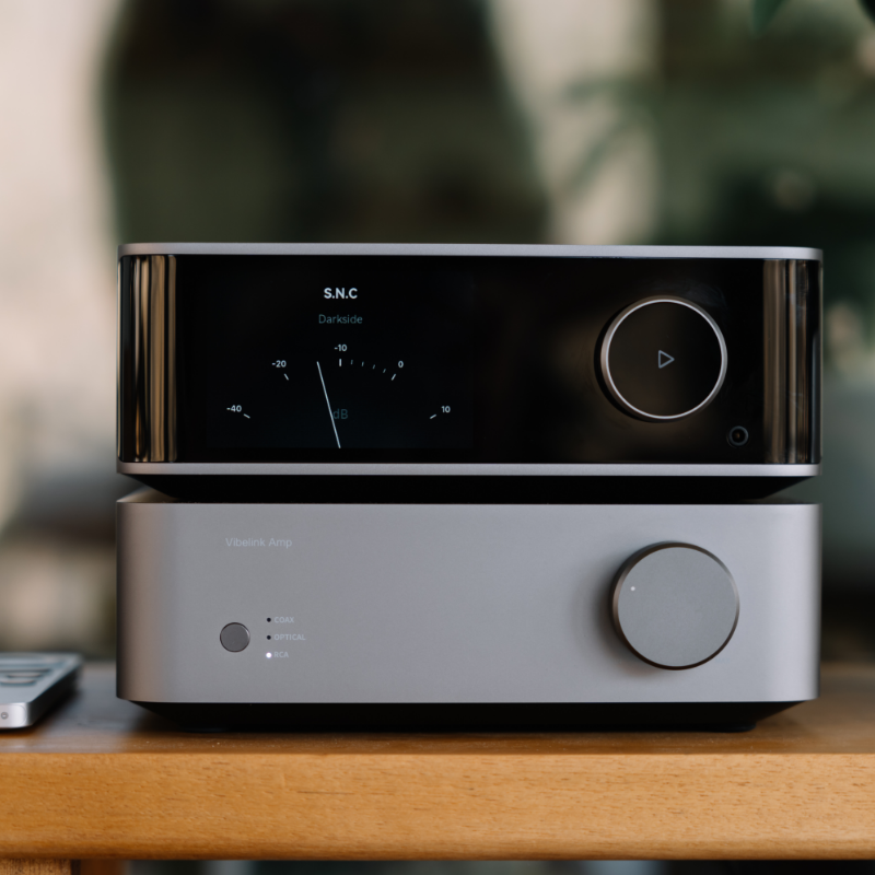 WiiM Vibelink Amp | Compact High-Power Stereo Amplifier | Soundium