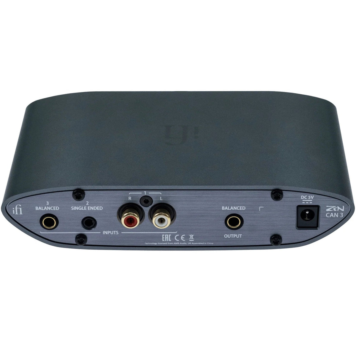 iFi Audio Zen Can 3 headphone amplifier and DAC with sleek black design and control knobs for high-quality audio output