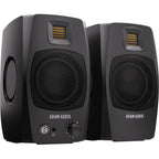 Adam Audio D3V active studio monitor, in black, front view
