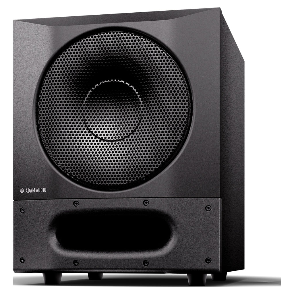 Adam Audio Sub8 PRO studio subwoofer, angled front view