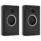 AIAIAI UNIT-4 MKII, black pair with grilles removed, woofer and tweeter