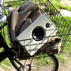 AIAIAI UNIT-4 MKII, white speaker in a bicycle basket