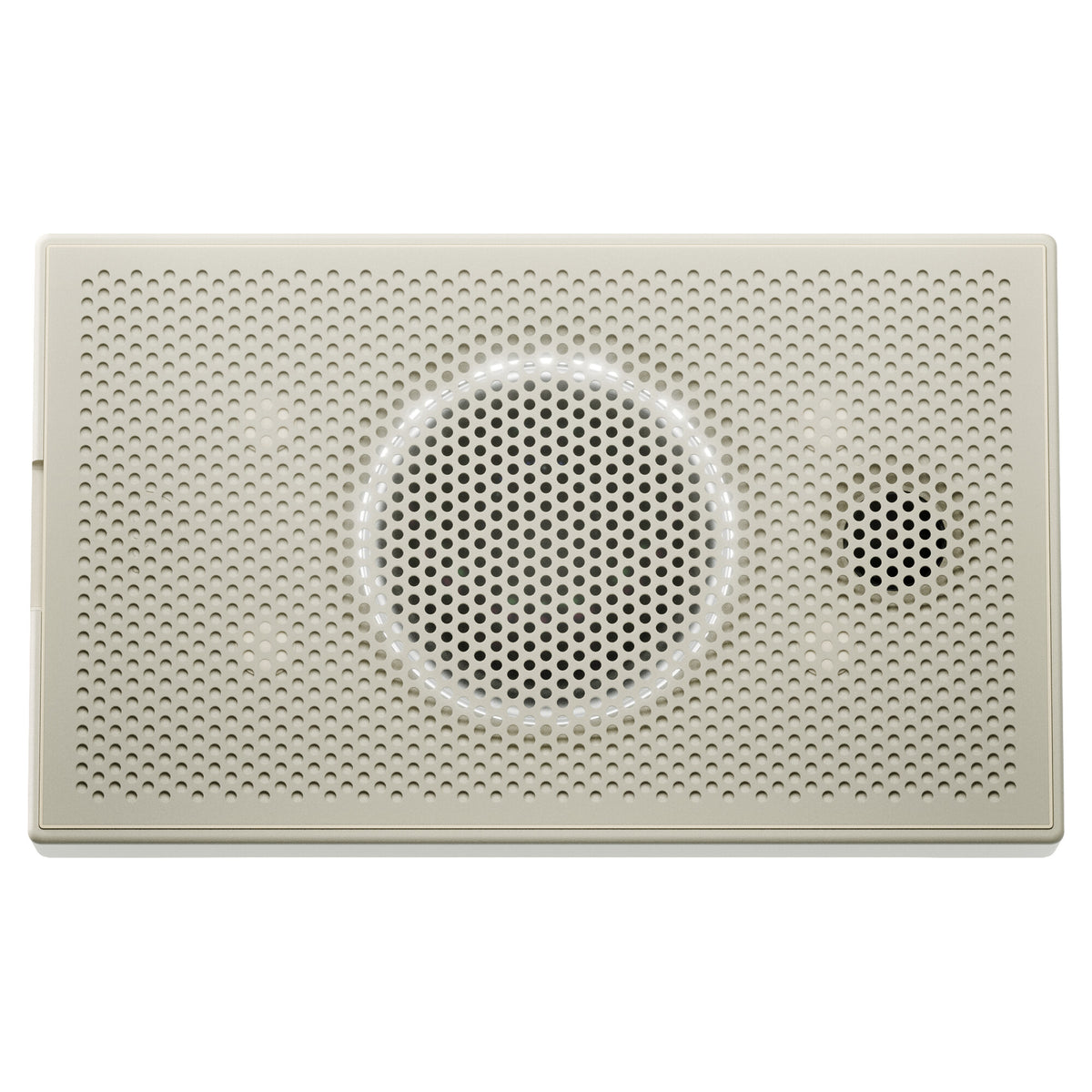 AIAIAI UNIT-4 MKII, white speaker placed horizontally