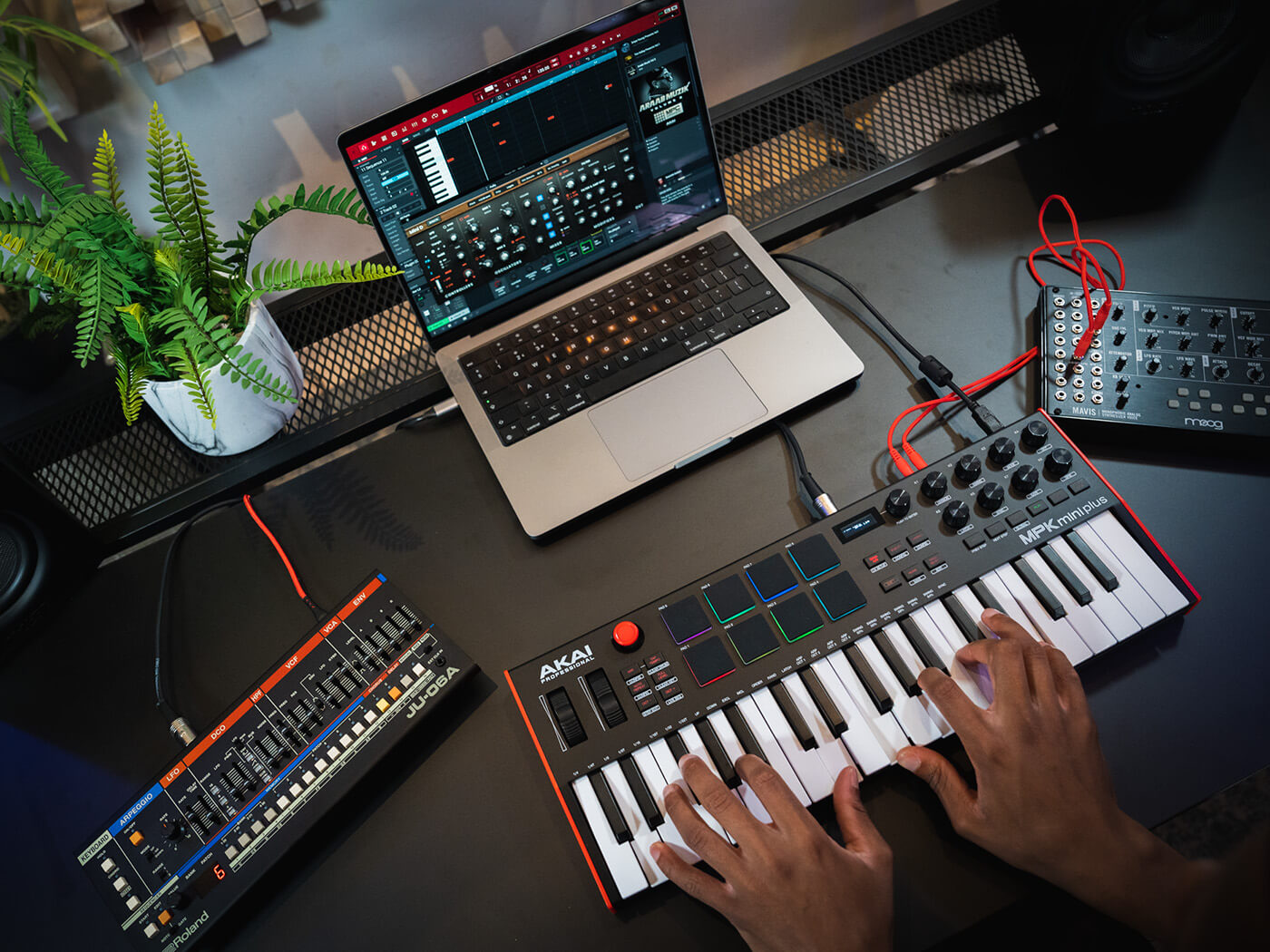 DTM・DAW AKAI Professional MPK mini LAPTOP AKAI MPK MINI 3 – Mini klawiatura sterująca | Audiostacja