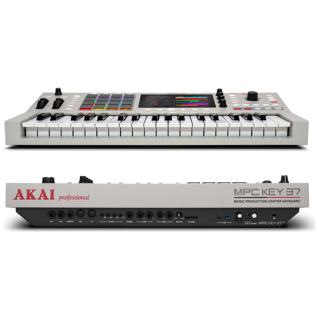 Akai Professional MPC Key 37 G2, top and rear connectivity panel