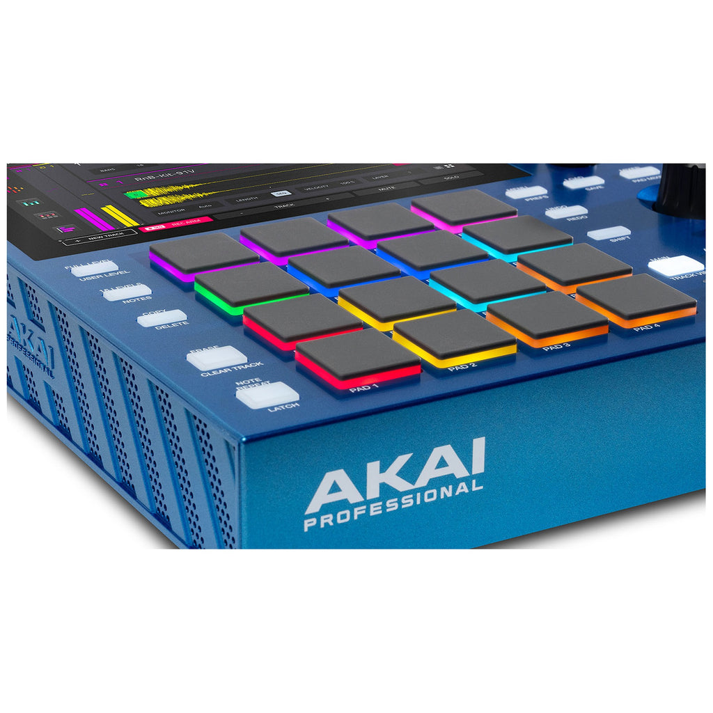 Akai Professional MPC One G2, close-up of the RGB MPC pads