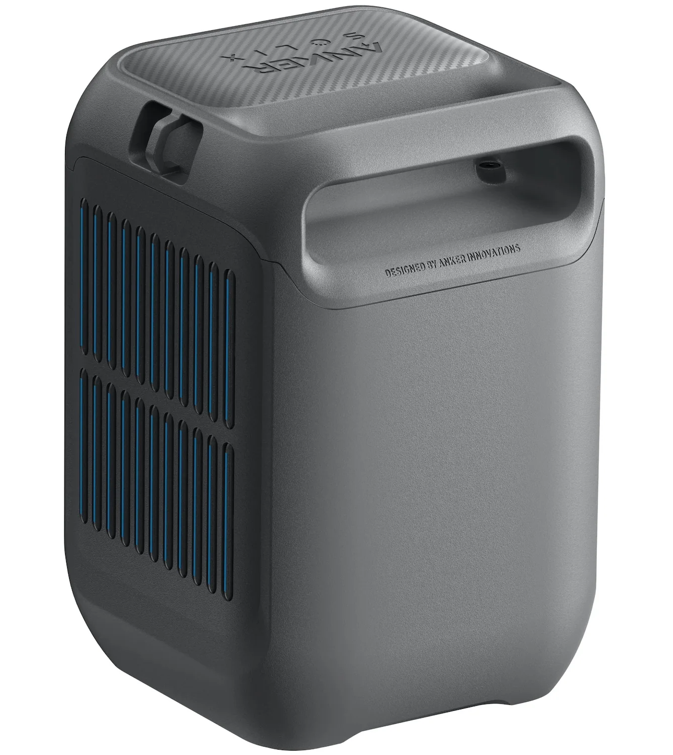 Anker Solix C300X portable power station with 288Wh capacity and 300W power output, shown with multiple charging ports and handle.