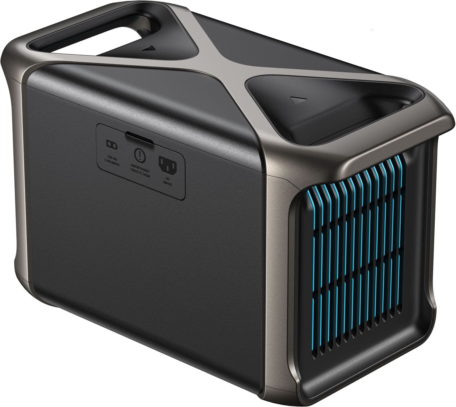 Anker Solix F1500 portable power station with 1536Wh capacity and 1800W output, featuring multiple outlets and a sturdy design.