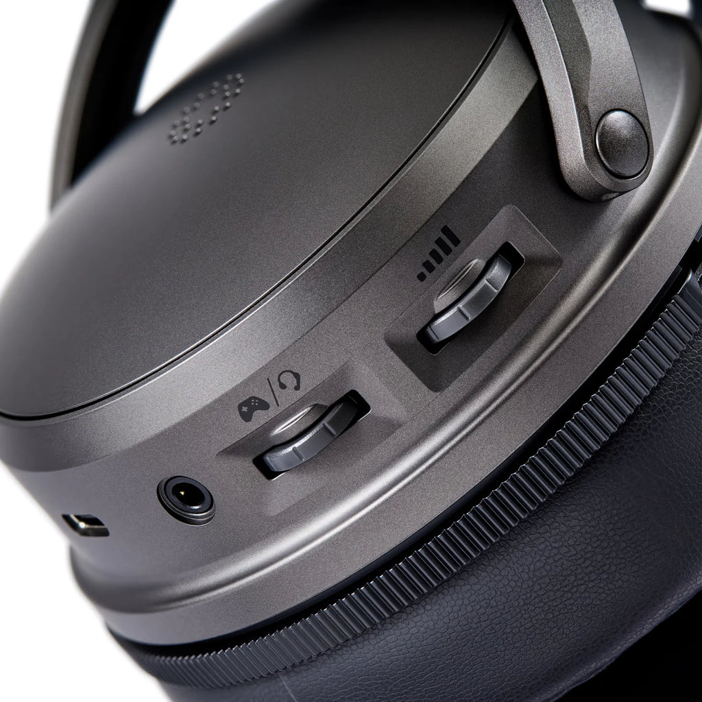 Audeze Maxwell 2 wireless gaming headphones with over-ear design and adjustable headband for PlayStation gaming.