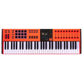 Arturia KeyLab 61 MK3 Ultra MIDI keyboard in orange finish, top view