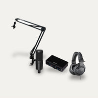Arturia MiniFuse 1 + Audio-Technica AT2020 + ATH-M20x Home Studio Set