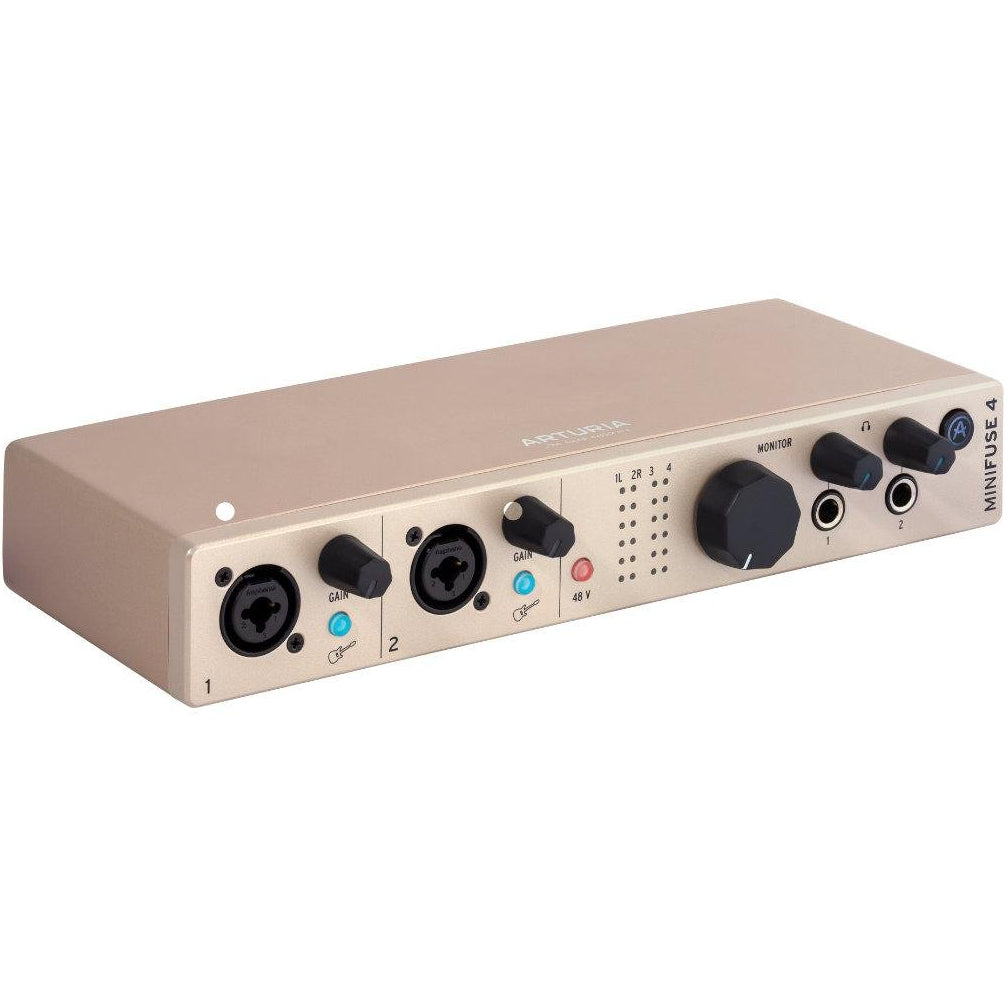Arturia MiniFuse 4, audio interfaces, view 9, white