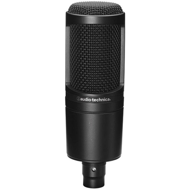 Audio-Technica AT 2020 microphone bundle with accessories, ideal for home recording and podcasting setups.