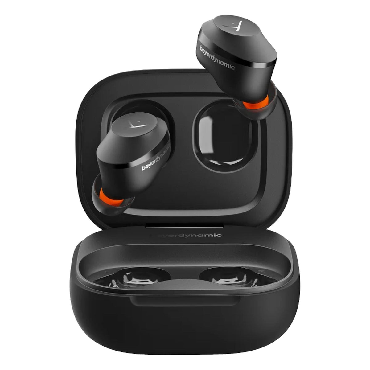 Beyerdynamic Amiron 300 wireless in-ear headphones, hero shot in white