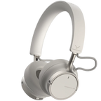 Beyerdynamic Aventho 100 wireless headphones in cream, angled view