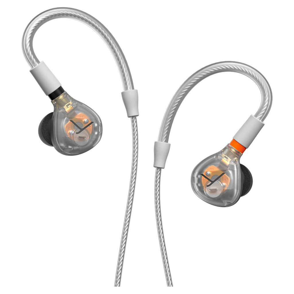 Beyerdynamic DT 30 IE, front view of both earpieces with detachable cable