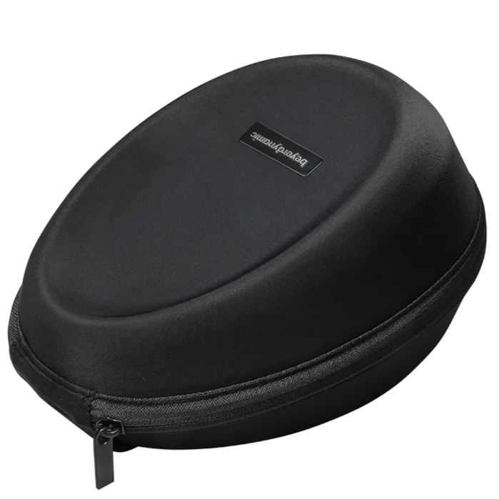 Beyerdynamic DT Hardcase accessory for headphones, black protective carrying case with zipper and sturdy design.