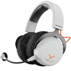 Beyerdynamic MMX 150 Wireless gaming headset, angled view in Arctic White
