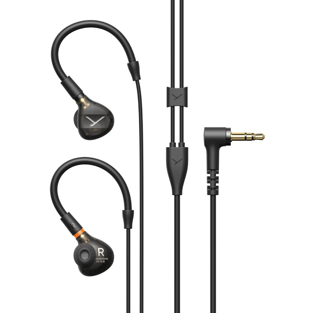 Beyerdynamic DT 70 IE studio headphones with over-ear design, black and silver finish, used for mixing and critical listening.
