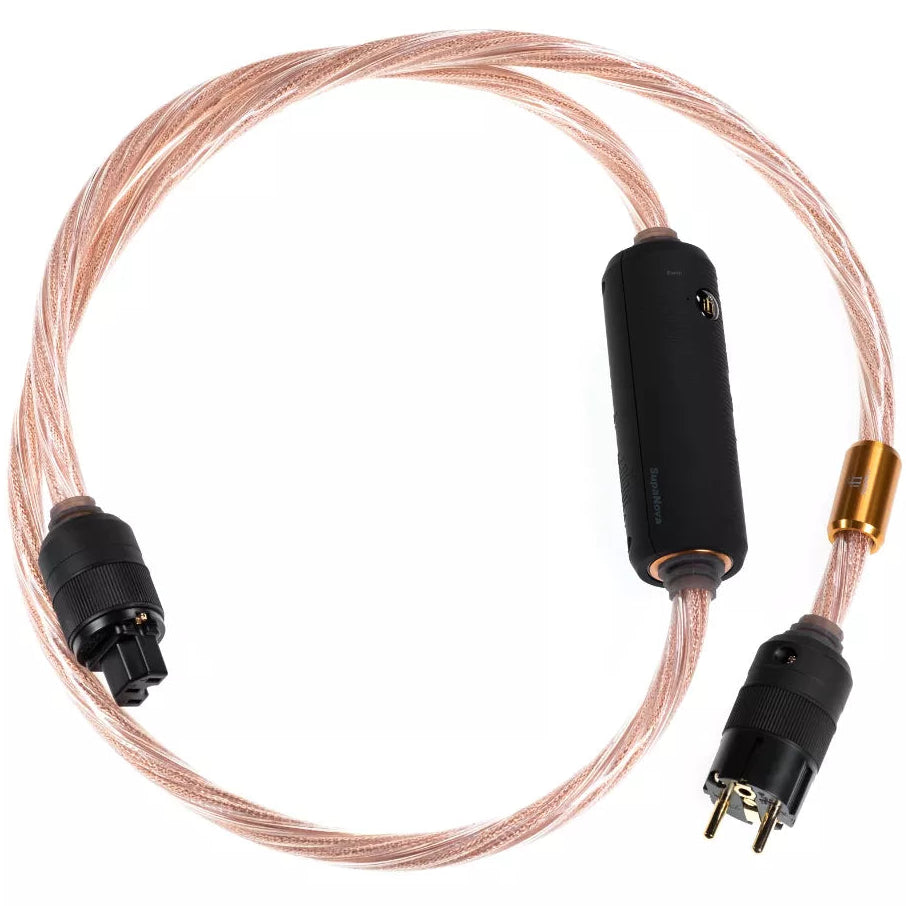 SilentPower SupaNova 1.8m cable featuring durable connectors and a flexible design for reliable connectivity.