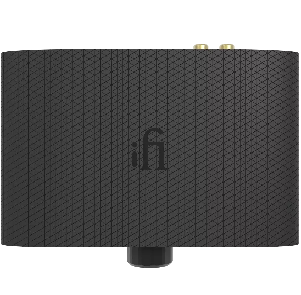Black iFi Audio Zen Air DAC headphone amplifier, compact design with ports and controls visible.