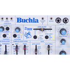 Buchla Ziggy desktop synthesizer, close-up view
