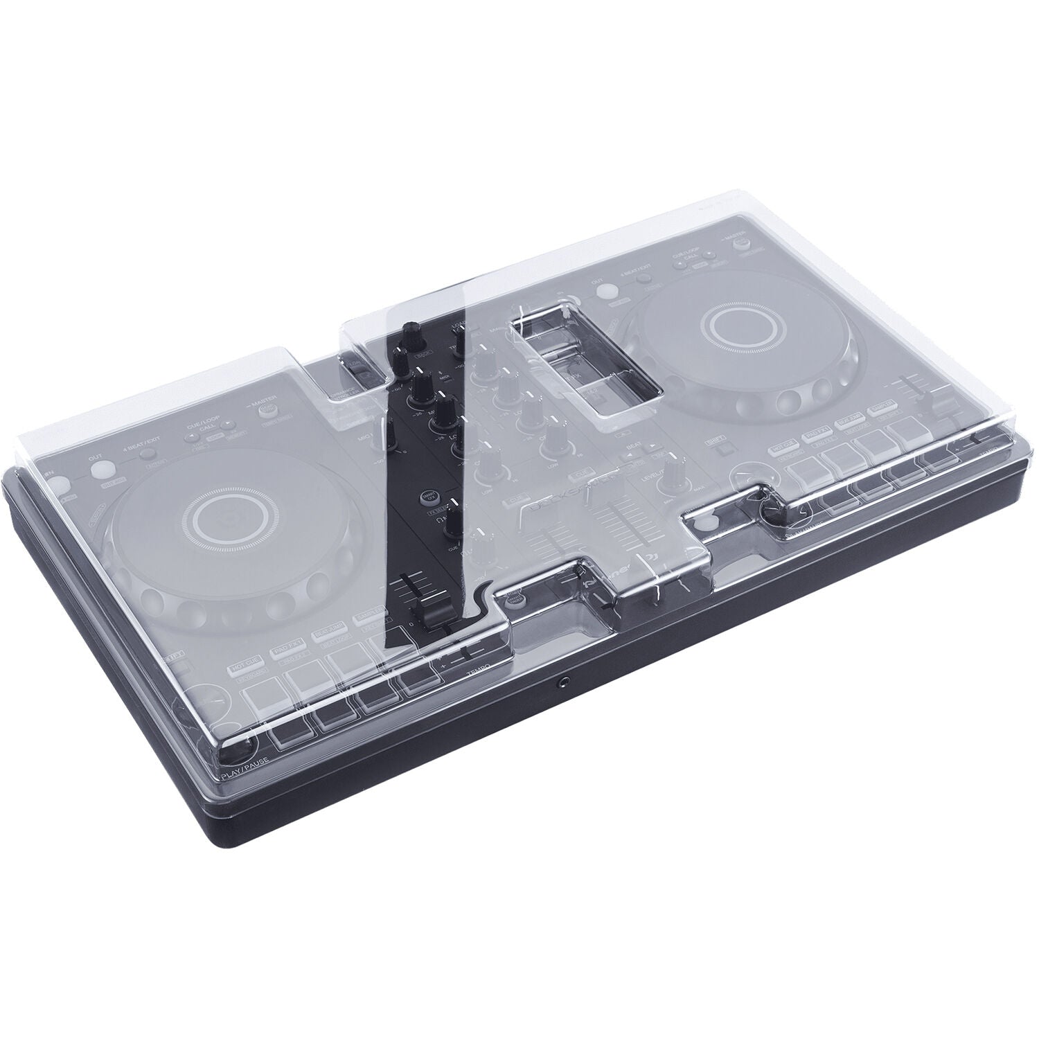 Pioneer DJ DDJ-FLX4 Pro Studio DJ bundle with mixer, controllers, and accessories, set up for music mixing and DJ performances.