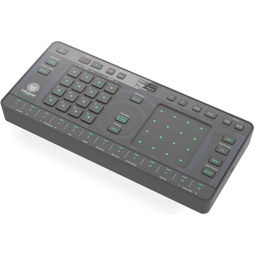Pioneer DJ Opus-Quad Ultimate DJ bundle with headphones, mixer, and accessories arranged on a table for professional mixing.