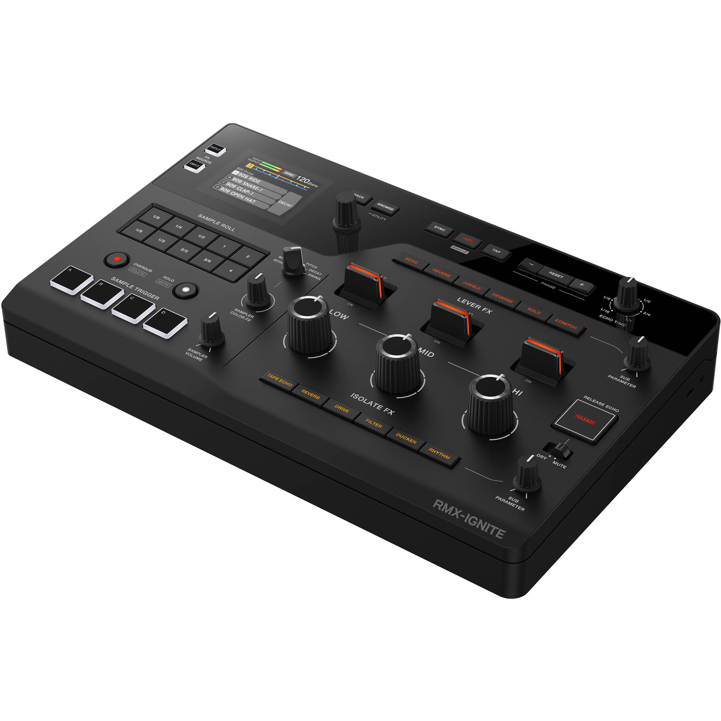 Pioneer DJ DDJ-FLX10 DJ controller bundled with accessories, featuring a professional layout for mixing and music production.